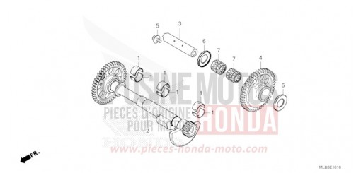 ARBRE DE BALANCIER CB750AS de 2025